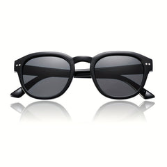 OUWEN Retro Round Polarized Sunglasses UV400 VF2221A