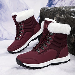 Women's Winter Snow Boots Warm Anti Slip High Tube Hiking Boots