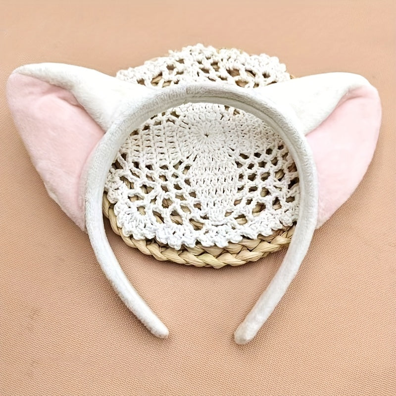 Plush Fox Ears Hair Hoop Cartoon Headband