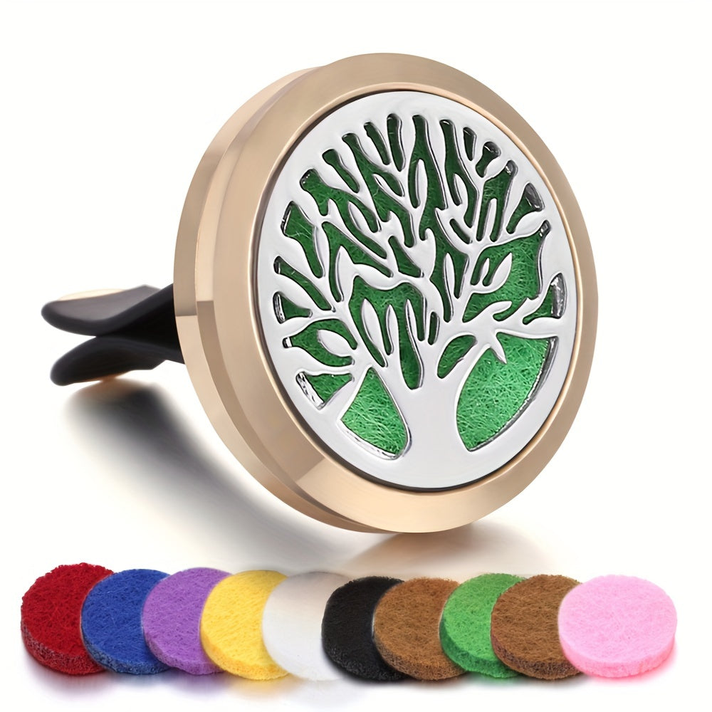 Tree Of Life Car Air Vent Essential Diffuser Clip Aromatherapy