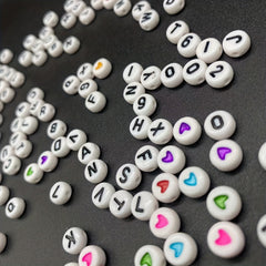 Acrylic Letter Beads Set DIY Bracelet Jewelry Beaded Material Gift