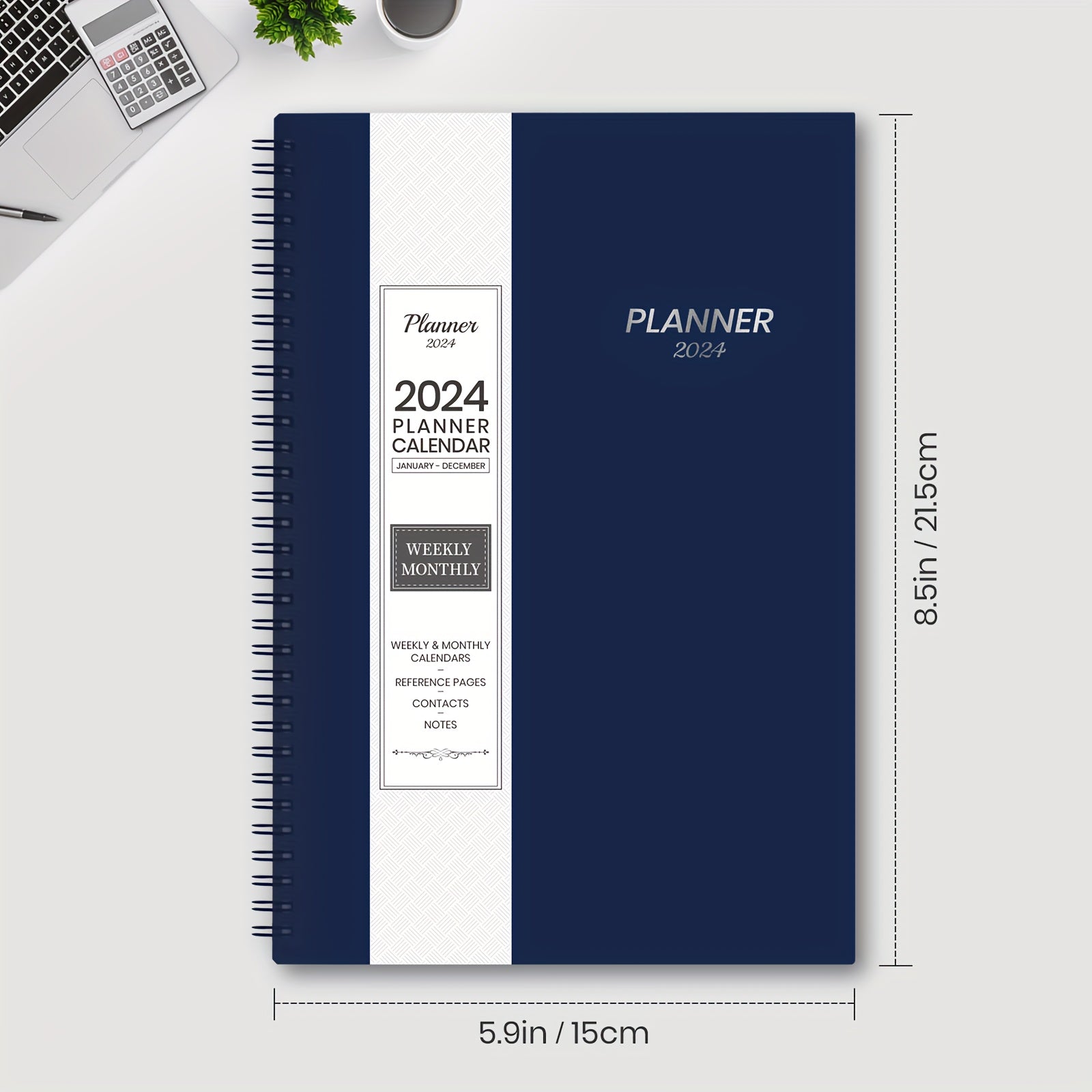 2022 Planner Spiral 12 Months Office Planner