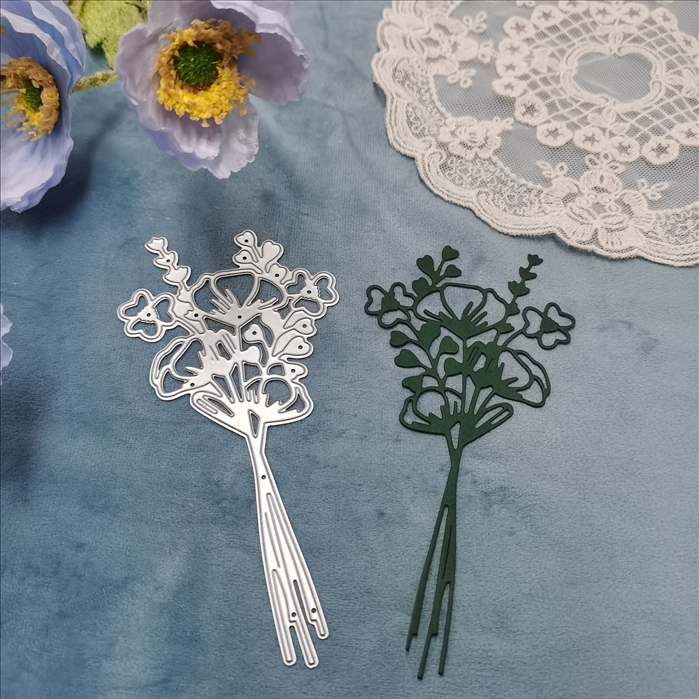 Elegant Flower Bouquet Metal Cutting Dies