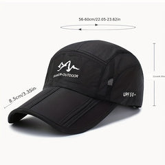 Quick Drying Baseball Cap Men Women Snapback Sport Hat Outdoor Sun Protection