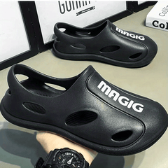Men's Casual Non Slip Water Shoes Closed Toe Beach Sandals