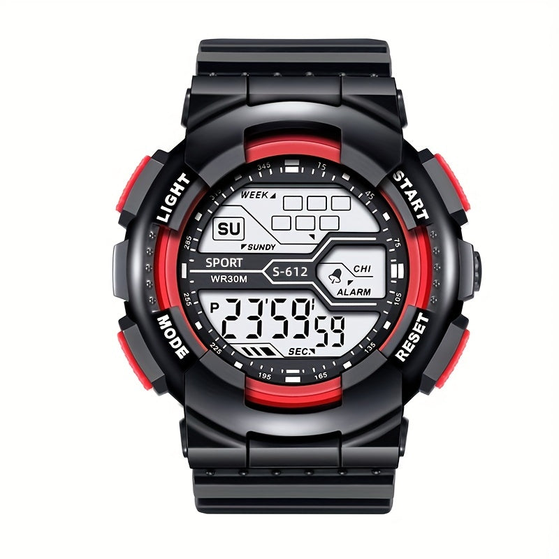 Waterproof Digital Watch for Boys with Luminous Display