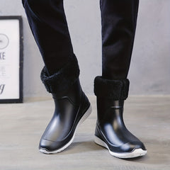 Men's Waterproof Rain Boots Lightweight Garden Shoes