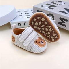 Cartoon Bear Baby Boy Sneakers Lightweight Non Slip Shoes