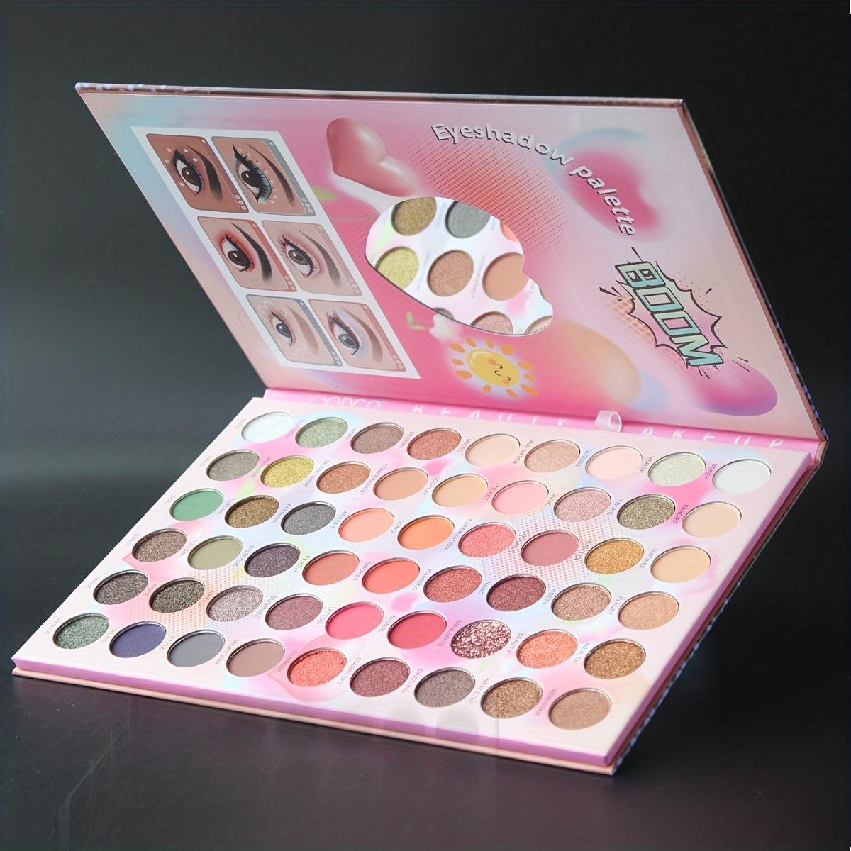 54 Colors Eyeshadow Palette Matte Shimmer Highly Pigmented Waterproof Makeup
