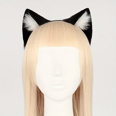 Cat Ear Hair Hoop Plush Headwear for Live Photo Props
