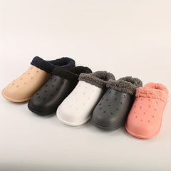 Women's Winter Fleece Lined Warm Clogs - Indoor & Outdoor