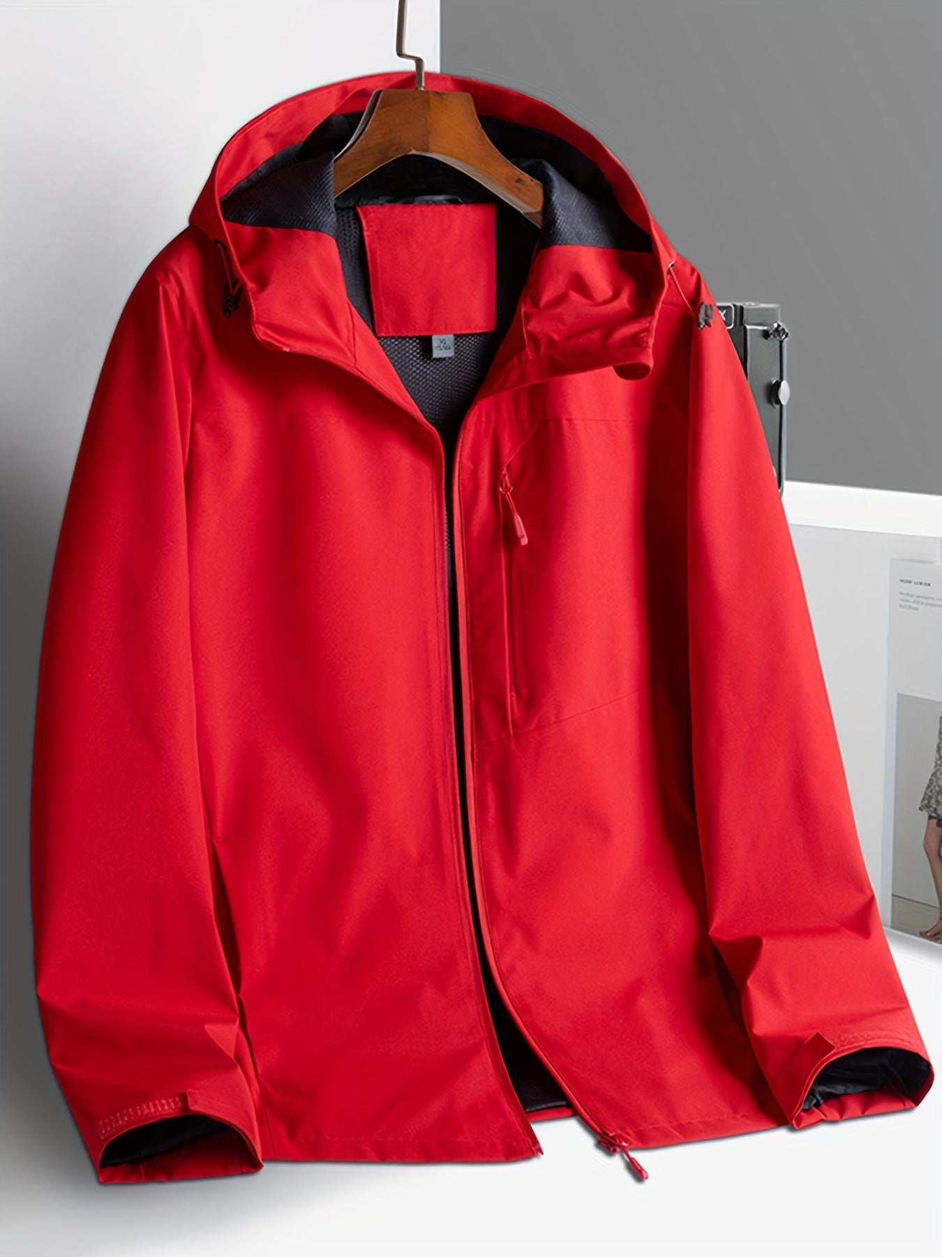Women's Hooded Zip Up Jacket Solid