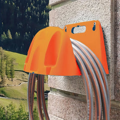 Wall Mounted Garden Hose Pipe Hanger Holder Bracket Storage Shed Fence Metal
