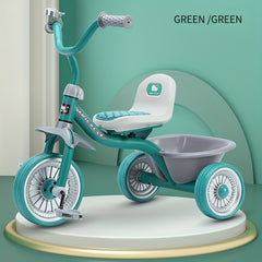 Kids Tricycle Rider Bike For Toddlers 3 Wheel Bike For Kids Non Slip Tires