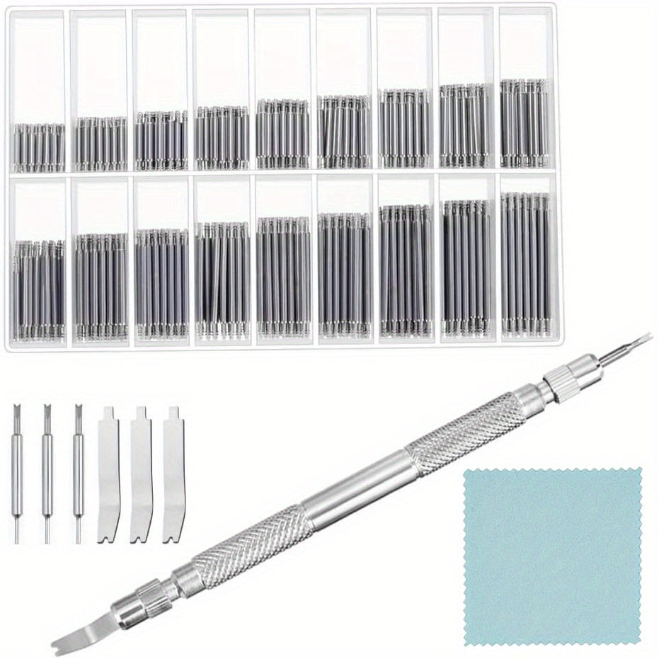 Watch Repair Tool Set Watch Band Tool & 360 Pcs Link Pins