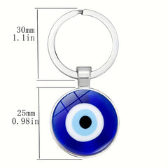 Evil Eye Keychain Amulet Key Ring Purse Bag Backpack Car Key Charm