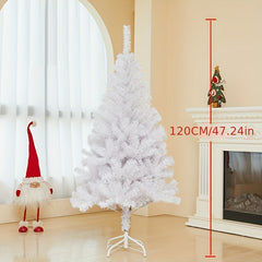 PVC Fir Artificial Christmas Tree With Foldable Stand for Home Office