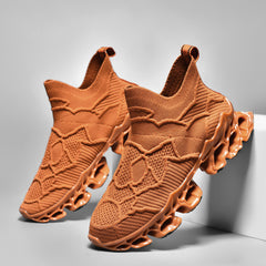 Men's Breathable Running Shoes Blade Sneakers with Shock Absorption