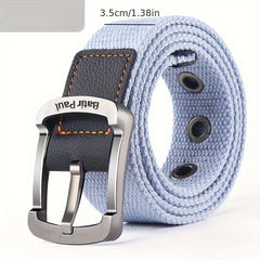 Canvas Belt Military Training Youth Casual Buckle Belt