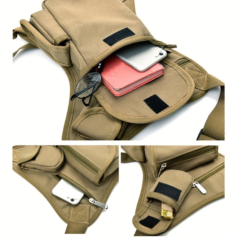 Tactical Canvas Waist Bag for Outdoor Activities