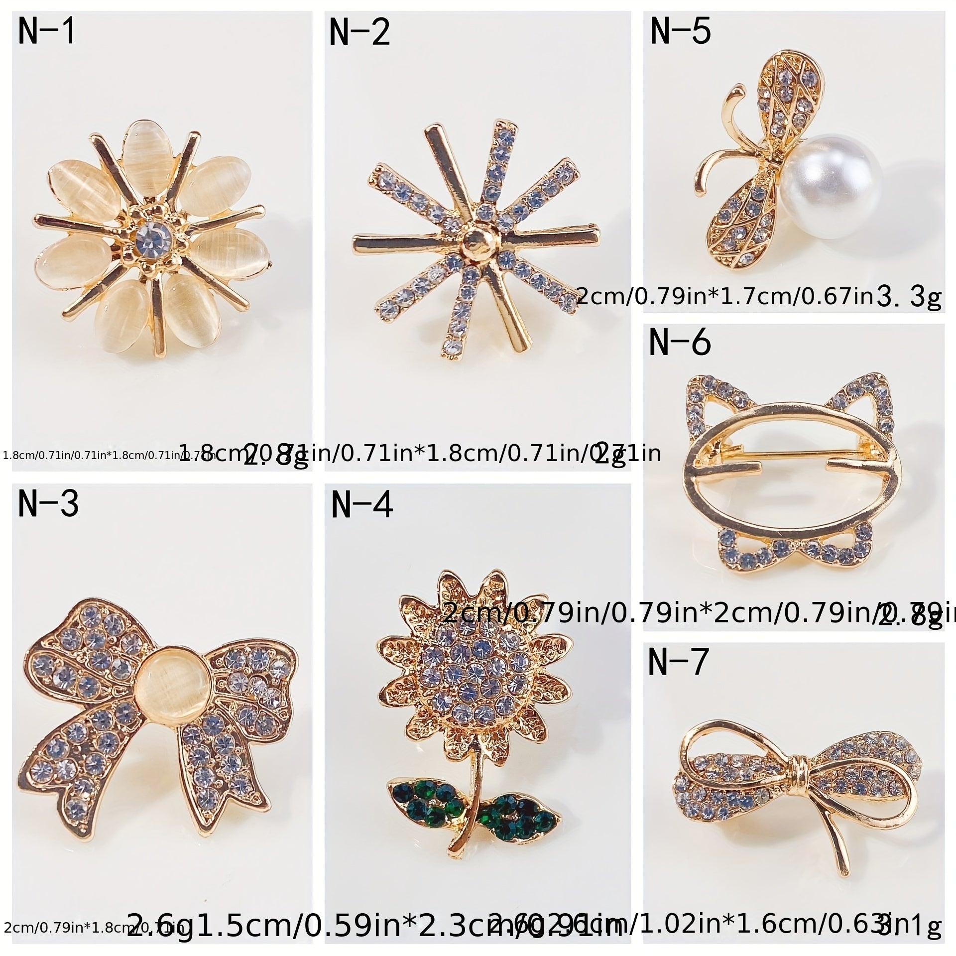 Bow Cat Flower Brooch For Girls Decorative Brooch Pin Clothes Accessories