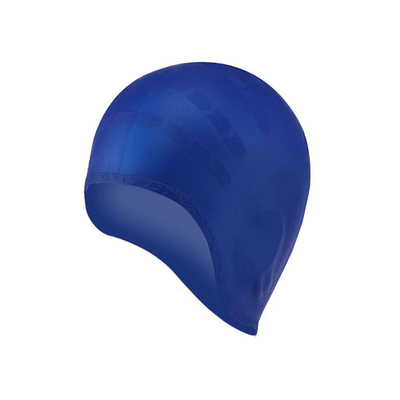 Silicone Swimming Cap with Ear Protection for Men and Women