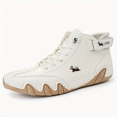Men's Lace Up Sneakers Boots Casual Walking Shoes Comfortable