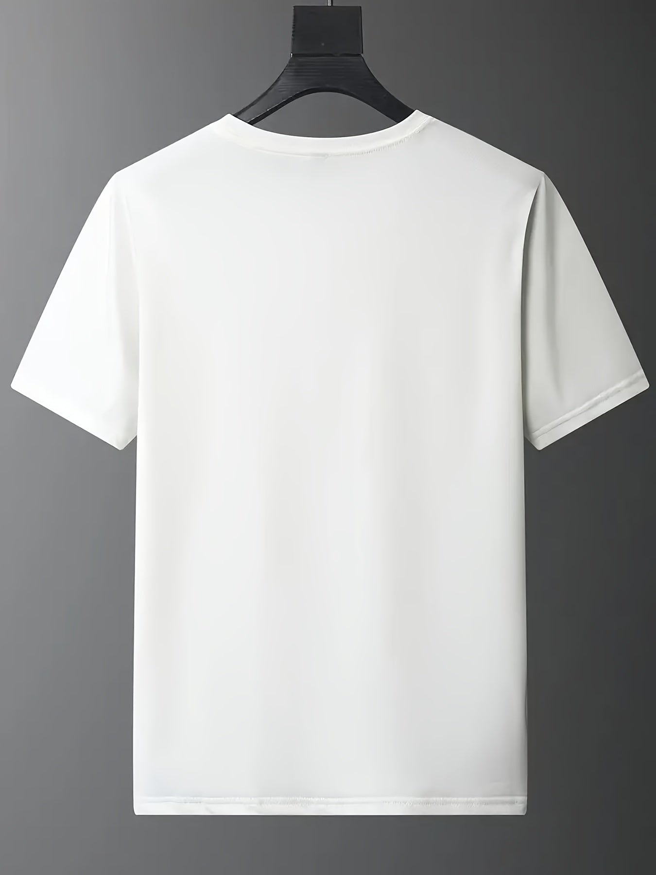 Men's In God We Trust Print T shirt Active Comfy Slightly Stretch Crew Neck Tee