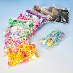 100pcs Baby Girls Hair Bands Ponytail Holders Scrunchies Accessories