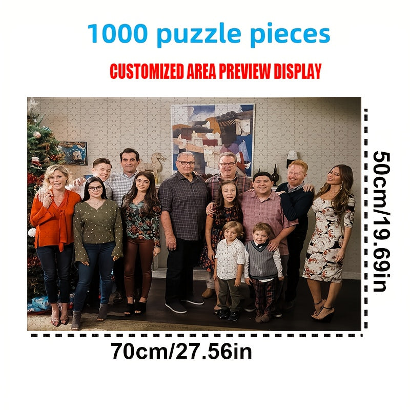 Customizable Photo Puzzle Kits Personalized Family & Couple Portraits