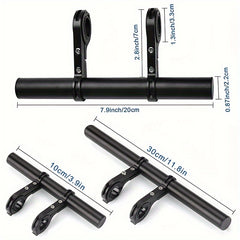 Bike Handlebar Extender Double Handlebar Extension Carbon Fiber Mount Holder Alu