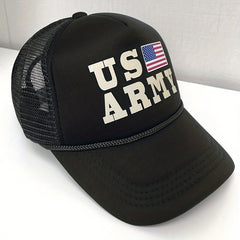 US Army Print Trucker Hat Mesh Baseball Cap