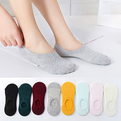 8 Pairs Women's Colorful No Show Boat Socks