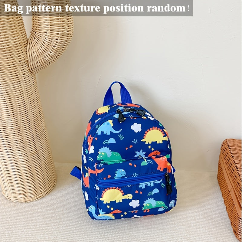 Cartoon Dinosaur Pattern Backpack Kindergarten School Bag