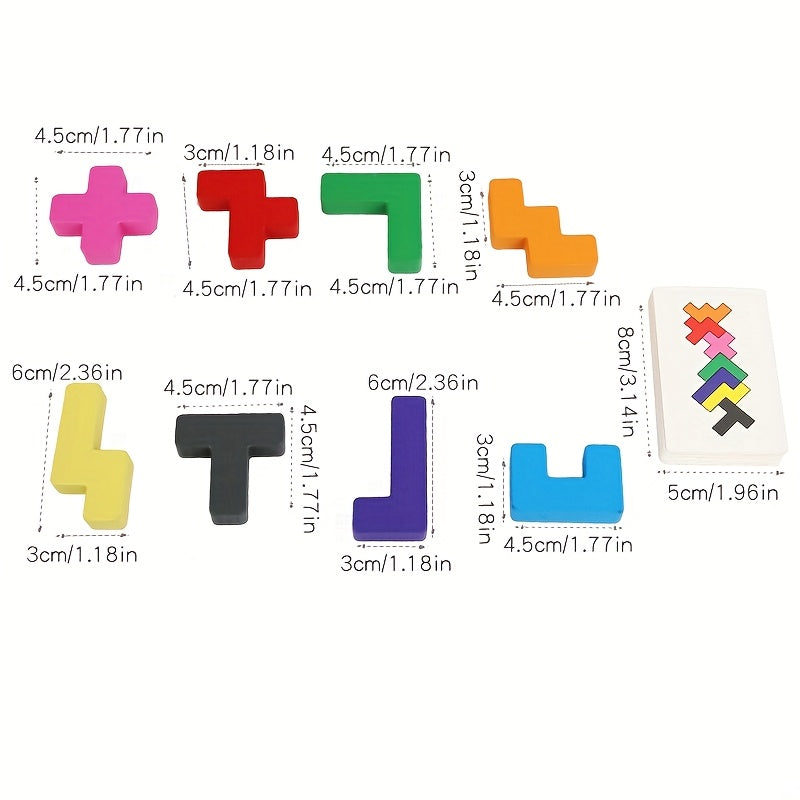 Shadow Guessing Game Balance Building Blocks Puzzle Toy