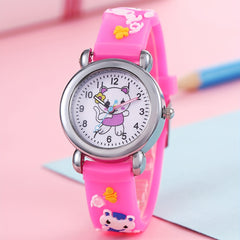 Silicone Kitten Pattern Watch for Girls