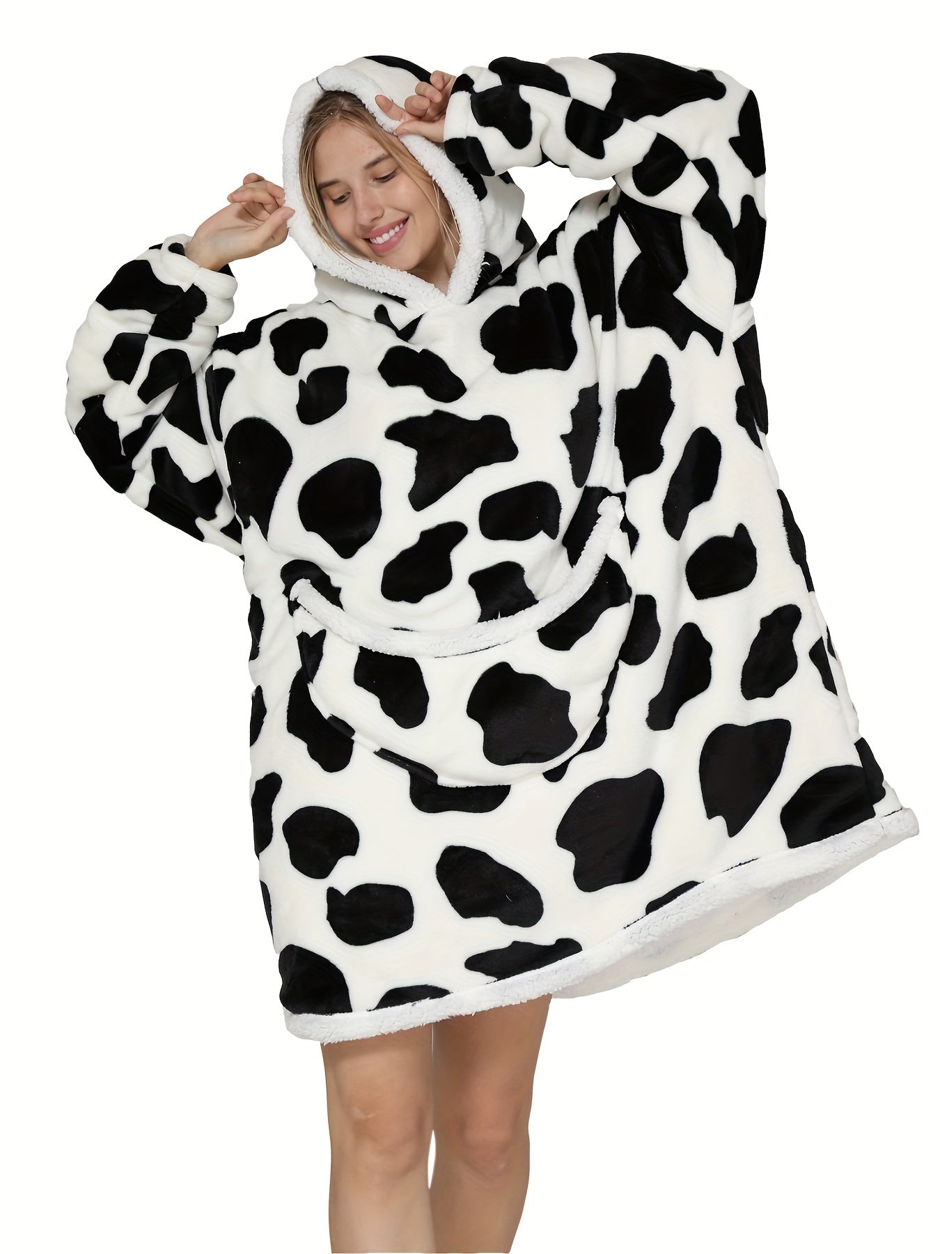 Family Matching Hooded Flannel Robes for Kids & Adults