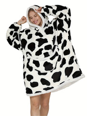 Family Matching Hooded Flannel Robes for Kids & Adults
