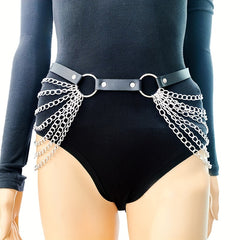 Punk Chain Fringe Waistband Tassel Belly Belt Vintage Jewelry