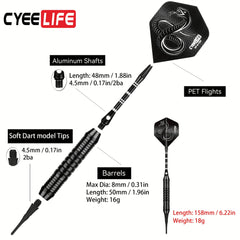 18g Soft Darts Set for Advanced Practice and Competition