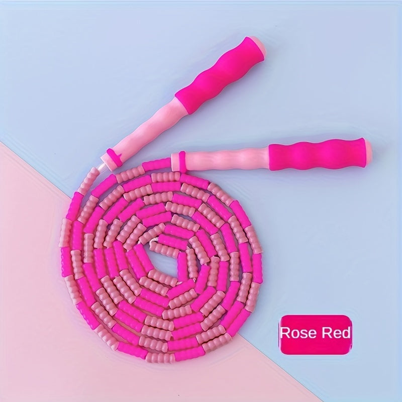 Adjustable Colorful Skipping Rope Soft Bead Section