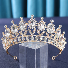 Crystal Rhinestone Crown Hairband Bridal Wedding Party Favor Decor