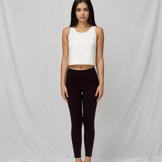 HEDUO Plus Size Yoga Leggings High Waist Sports Tights Pocket