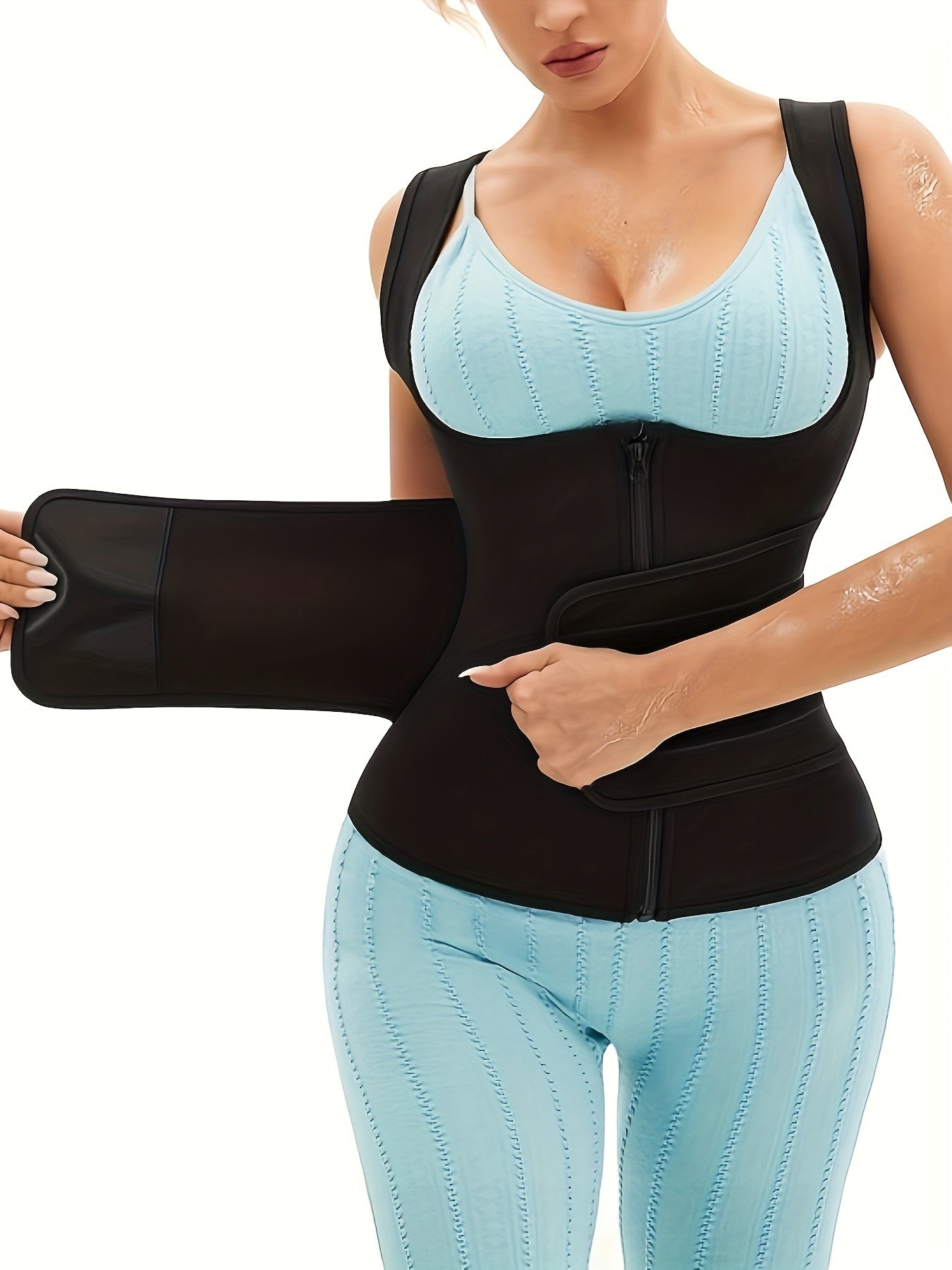 Shaping Tank Top Waist Trainer Tummy Control Open Bust Top
