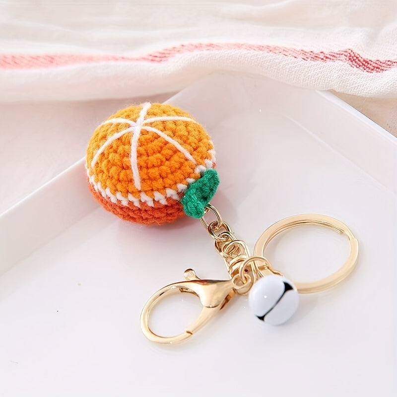 Macrame Boho Knit Keychain Watermelon Doughnuts Car Key Chain