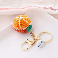 Macrame Boho Knit Keychain Watermelon Doughnuts Car Key Chain