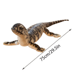 5in Lizard Plush Toy Realistic Reptile Chameleon Doll Home Decor Gift