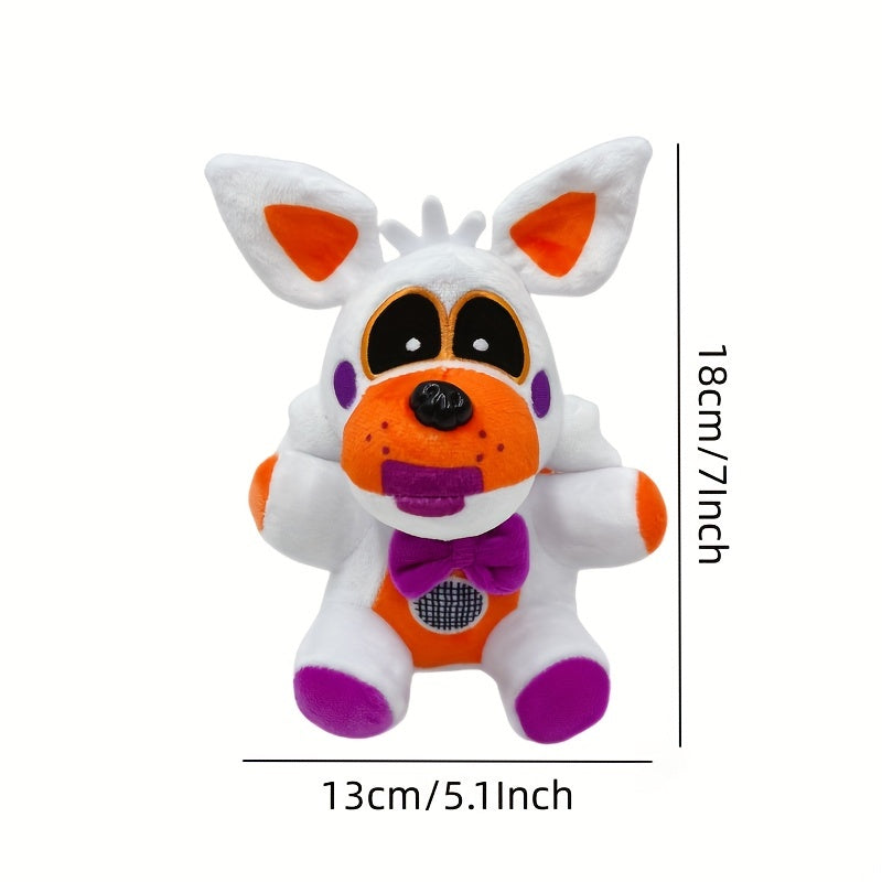 7" Cartoon Game Doll Fox Bear Duck Set Stuffed Toy High Holiday