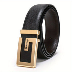 Men's Leather Buckle Belt For Outdoor Party Holiday