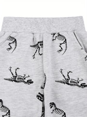 Boys Dino Pocket Shorts for Summer